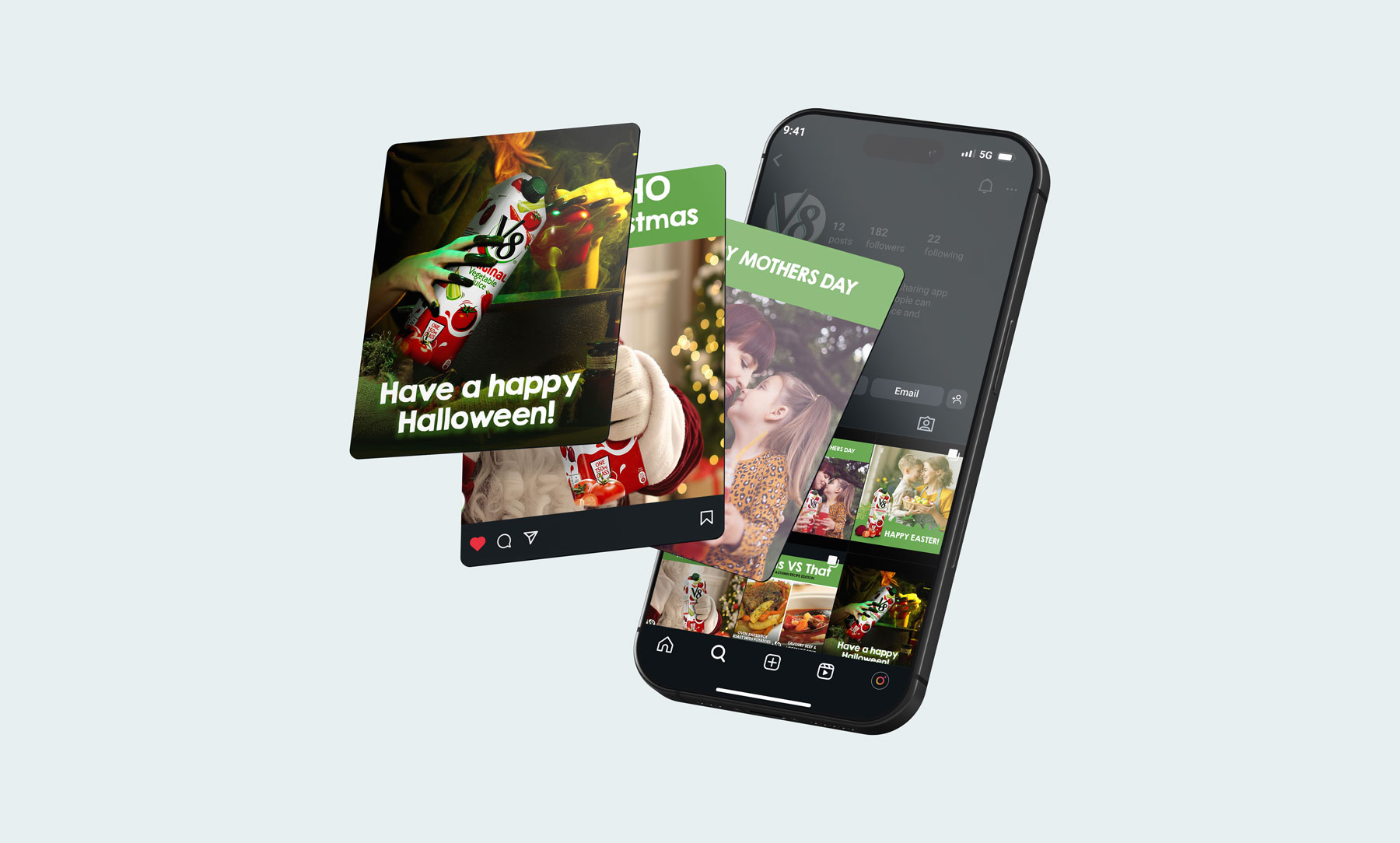 V8 Social Posts
